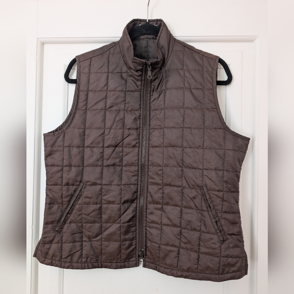 Steilmann Women's Dark Brown Quilted Vest